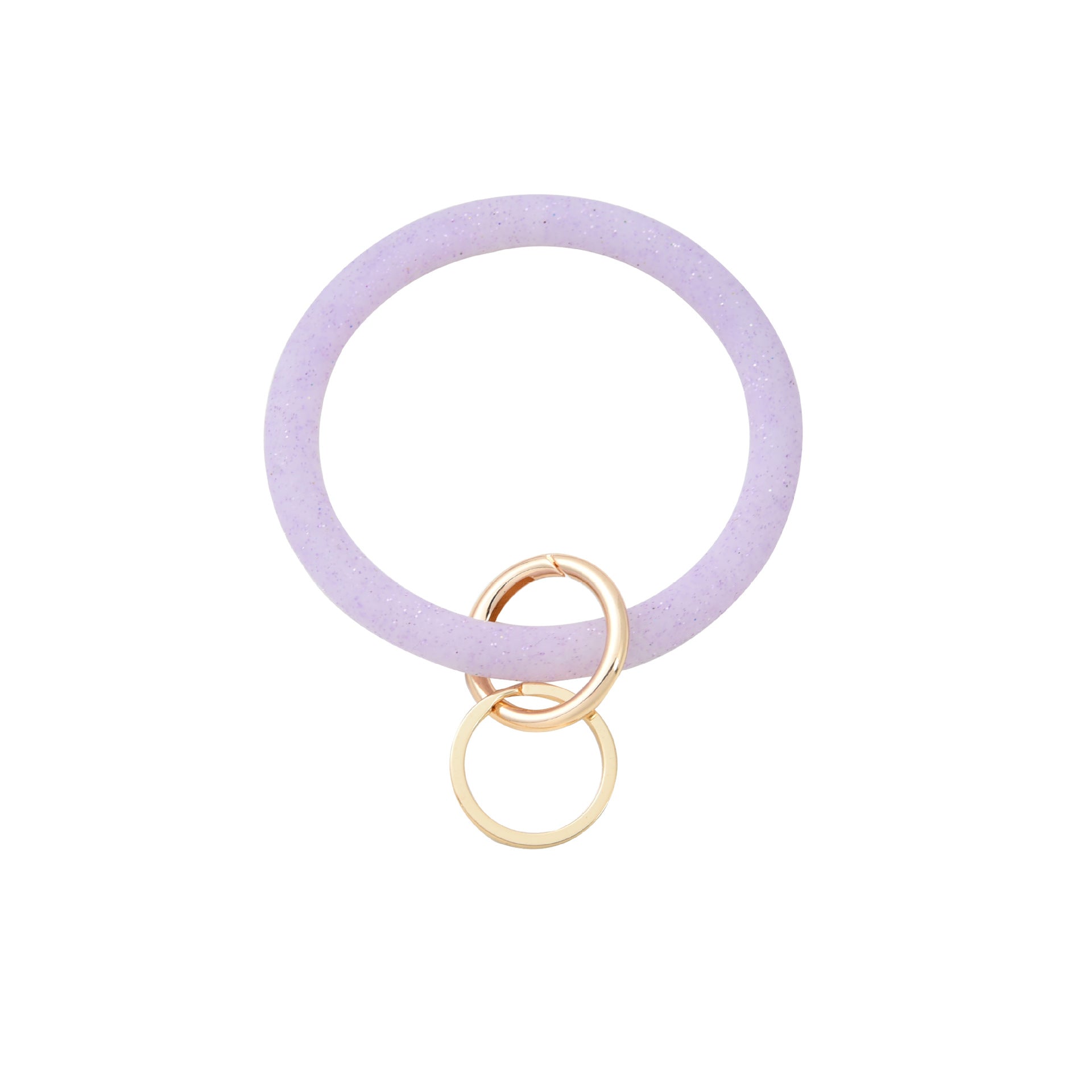 Venta al por mayor Llavero De Pulsera De Brillo De Silicona